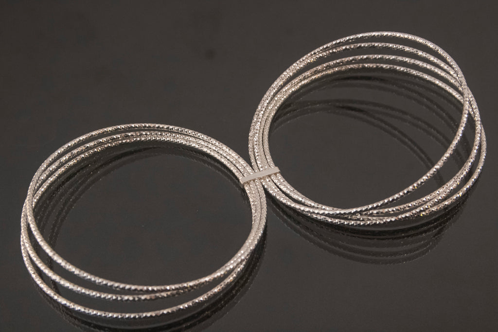 Semanario de Plata Esterlina, Diamantado, 7 Aros