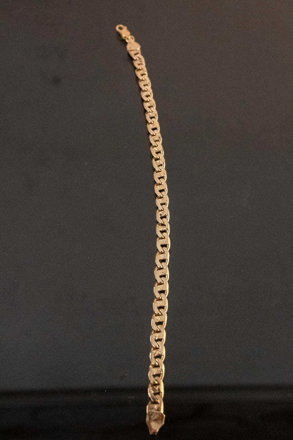 Pulso de Oro, eslabón Gucci 14k, Broches De 18k