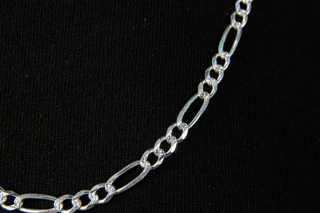 Cadena de Plata Esterlina eslabón Cartier 6.7mm x 70 cm