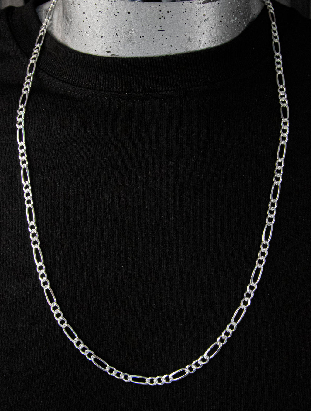 Cadena de Plata Esterlina eslabón Cartier 5mm X 70 Cm