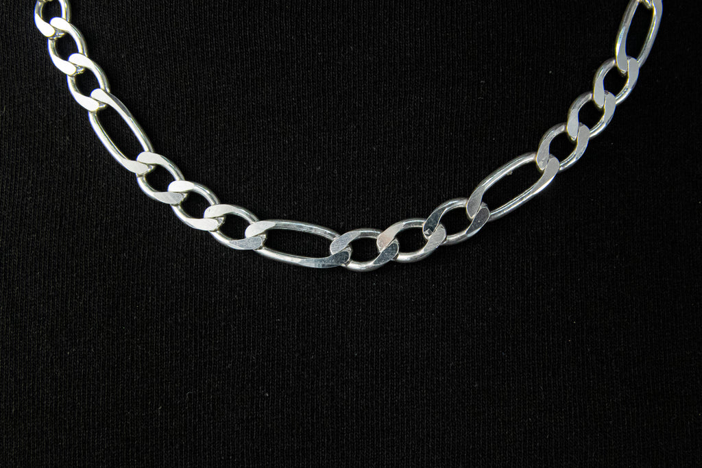 Cadena de Plata Esterlina Cartier Clásica de 8.1mm X 55 Cm