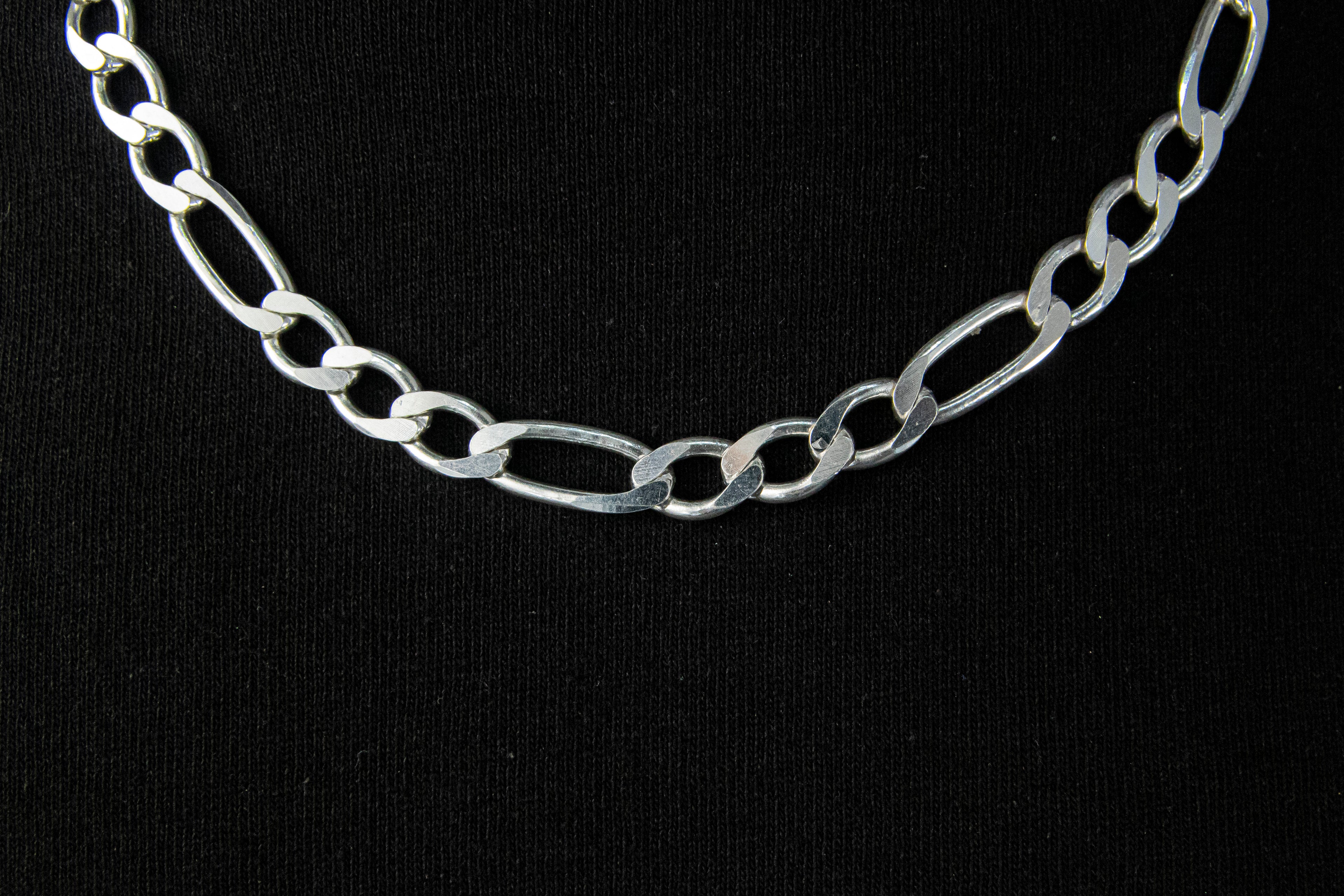 Cadena de Plata Esterlina Cartier Clásica de 8.1mm X 55 Cm