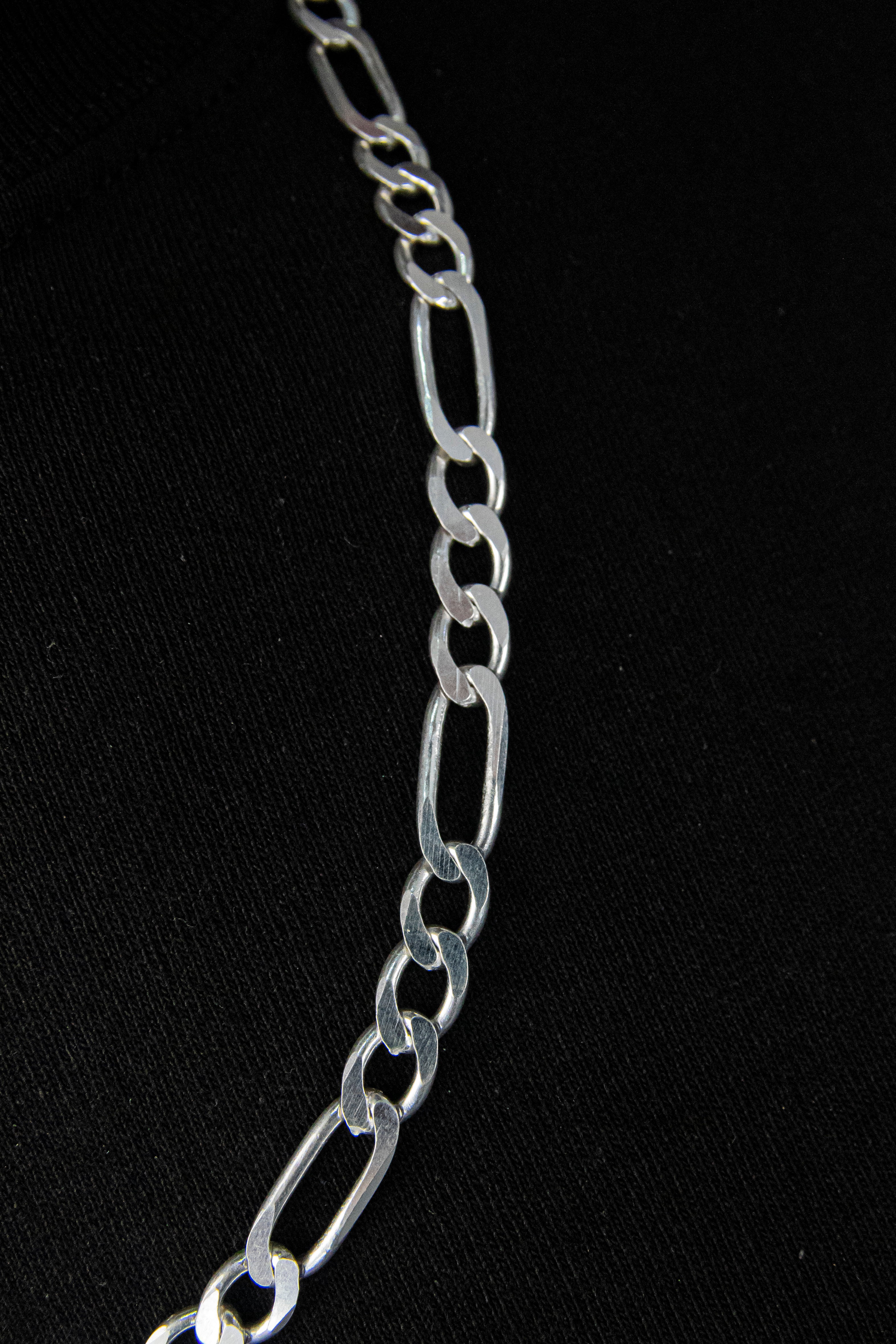 Cadena de Plata Esterlina Cartier Clásica de 7.5mm X 60 Cm