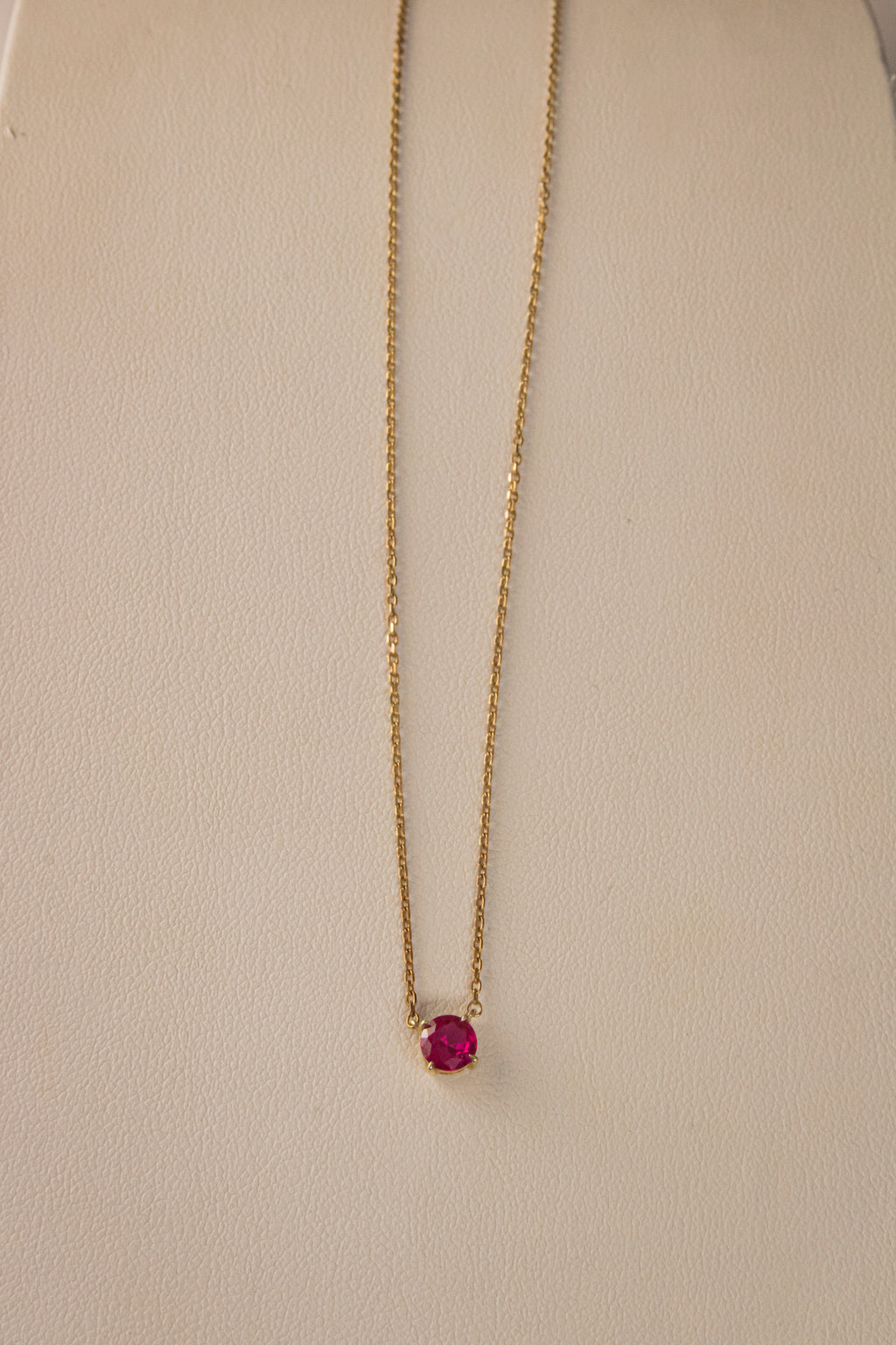 Gargantilla con Rubi, largo 45cm, Italy 14k