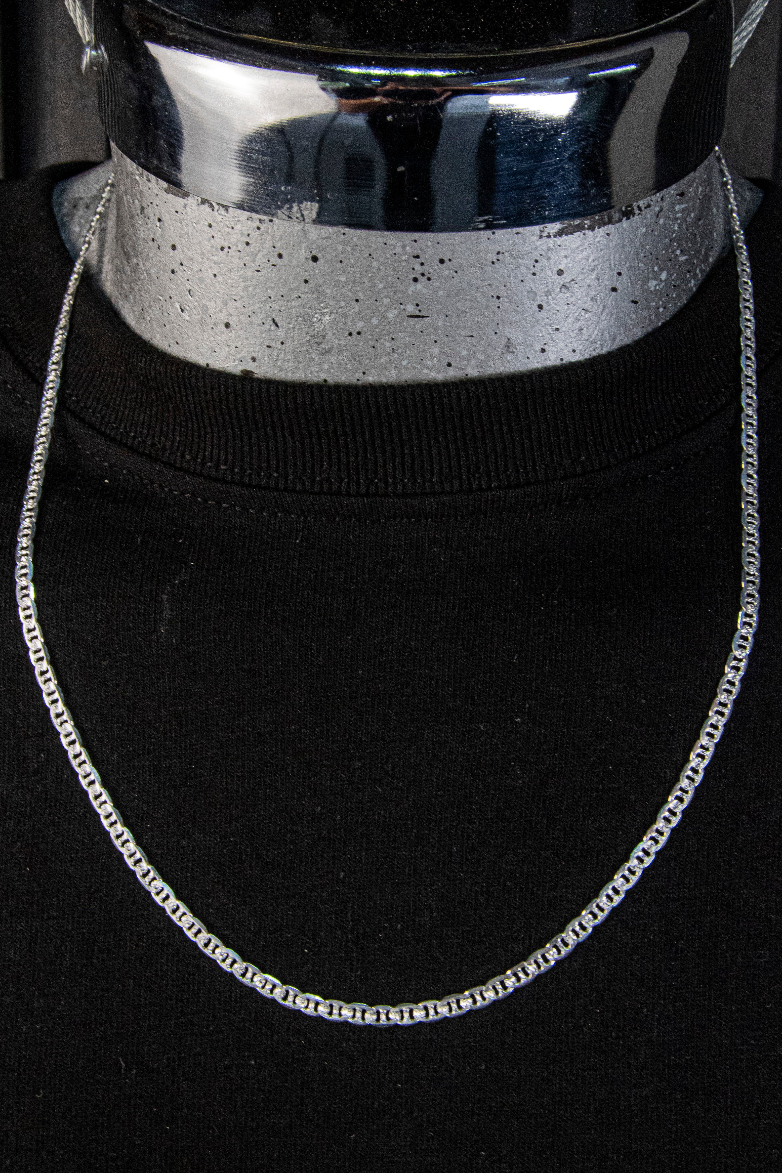 Cadena de Plata Esterlina, eslabón Gucci 3.5 mm x 60cm