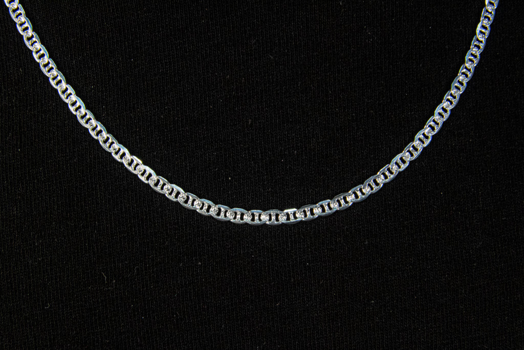 Cadena de Plata Esterlina, eslabón Gucci 3.5 mm x 60cm
