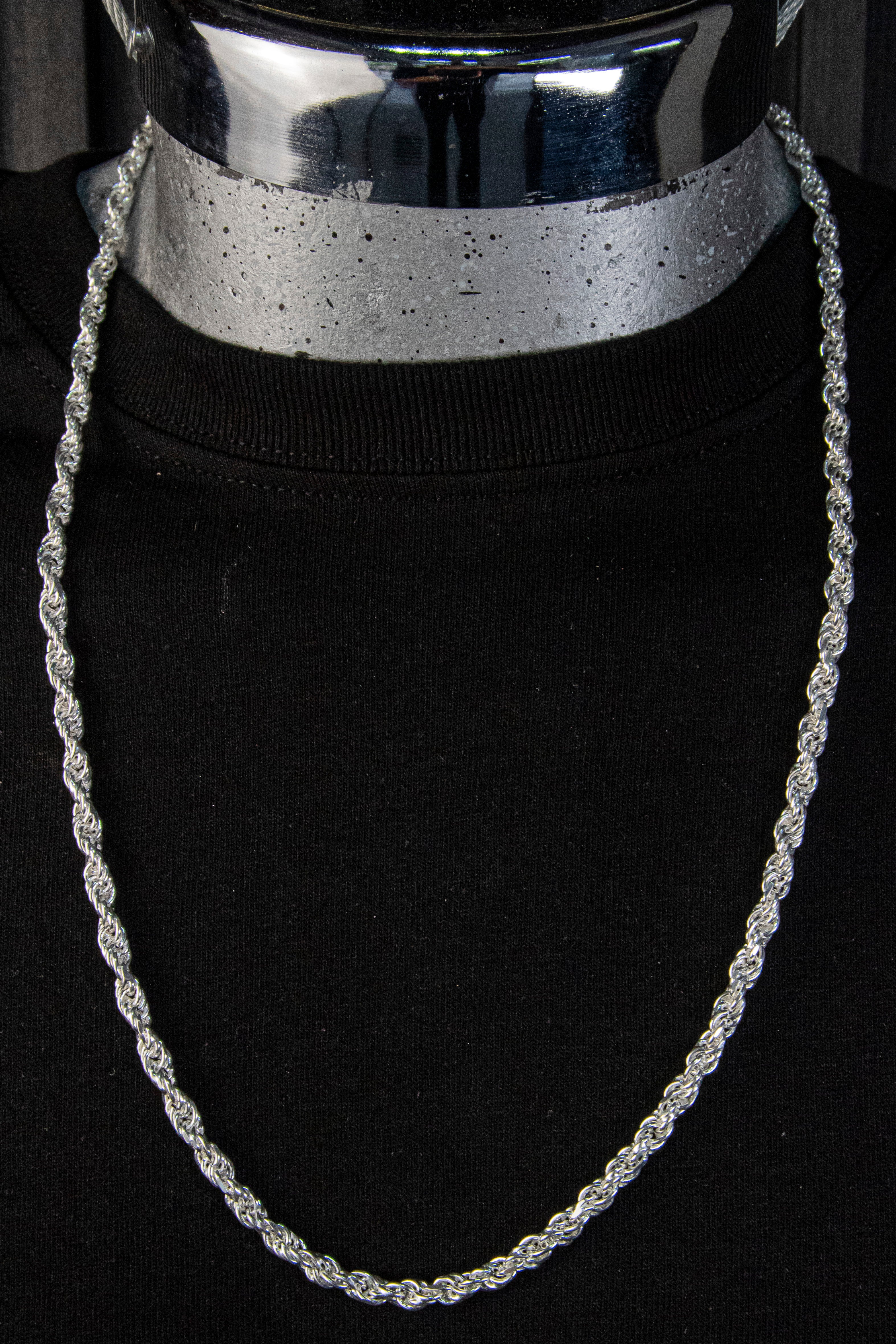 Torzal de Plata Esterlina 4mm x 65cm