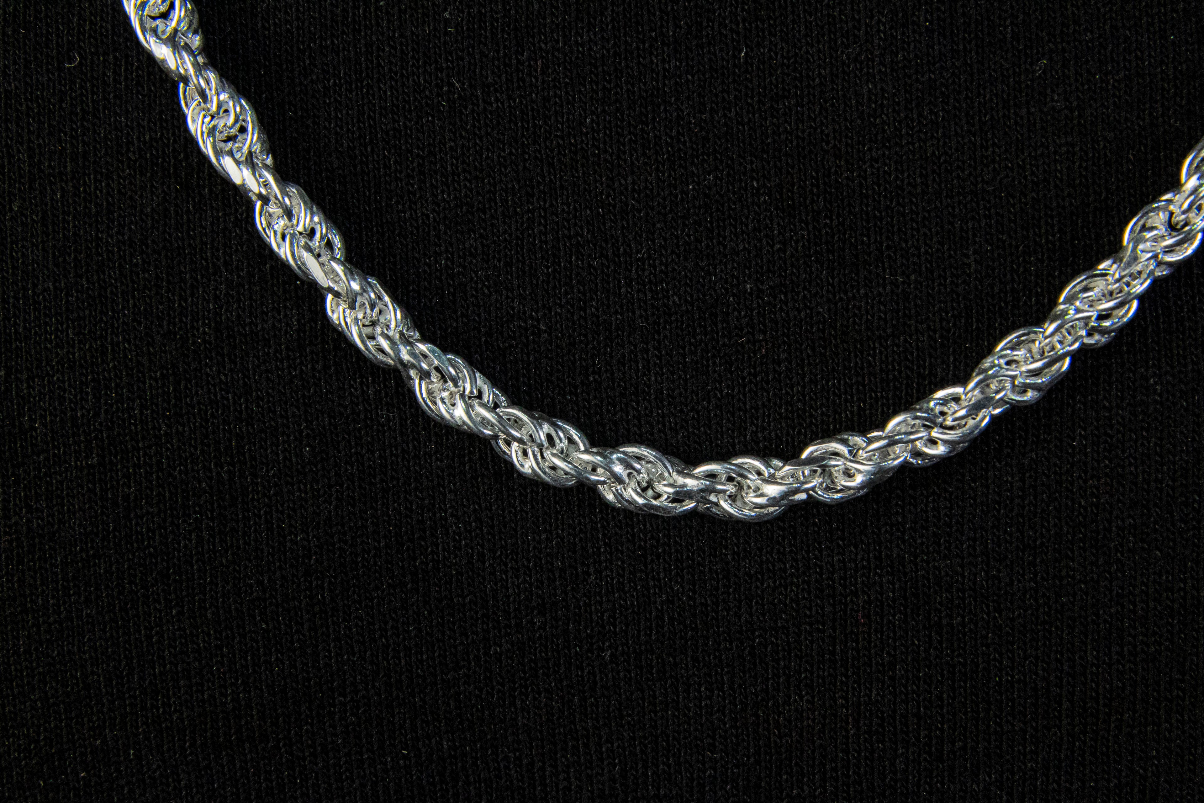 Torzal de Plata Esterlina 4mm x 65cm