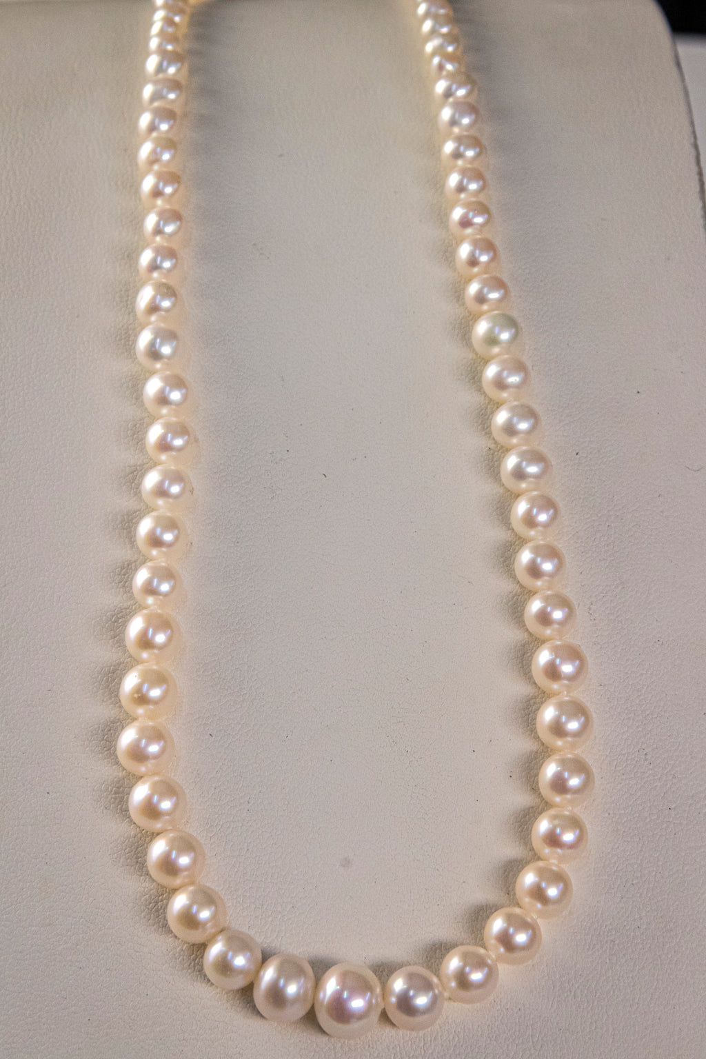Collar Desnivel Perlas Cultivadas Oro 14k