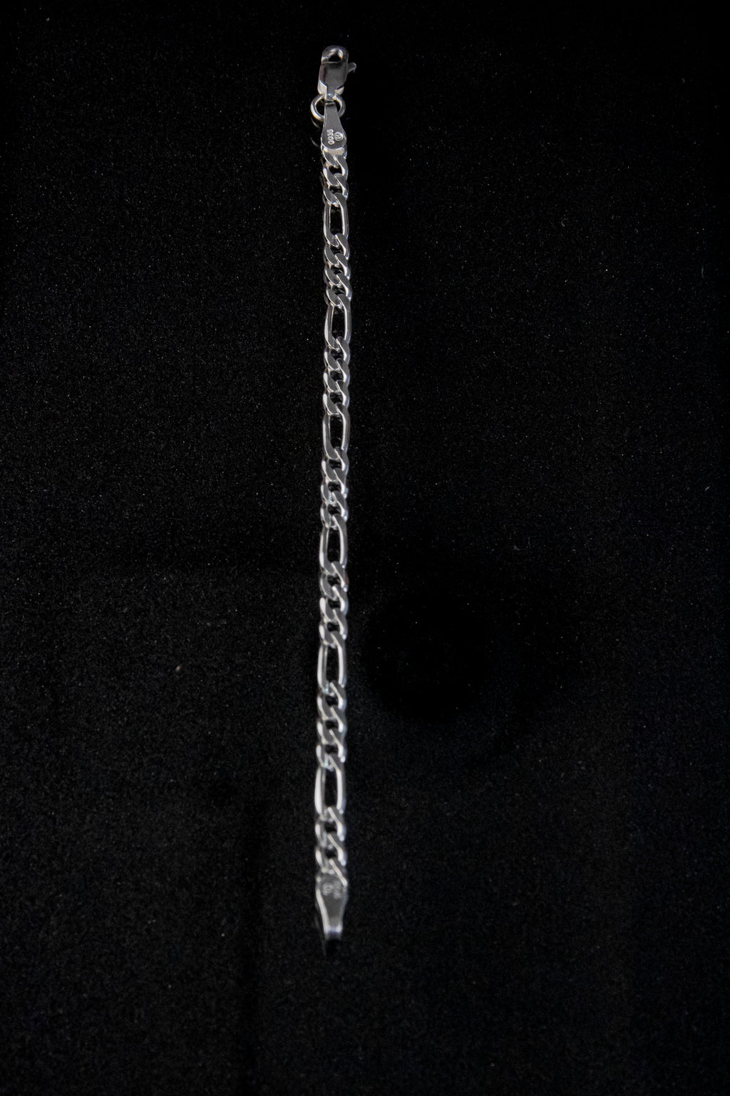 Pulso De Plata Esterlina,  eslabón Cartier Para Niño De 3.8mm x 14cm